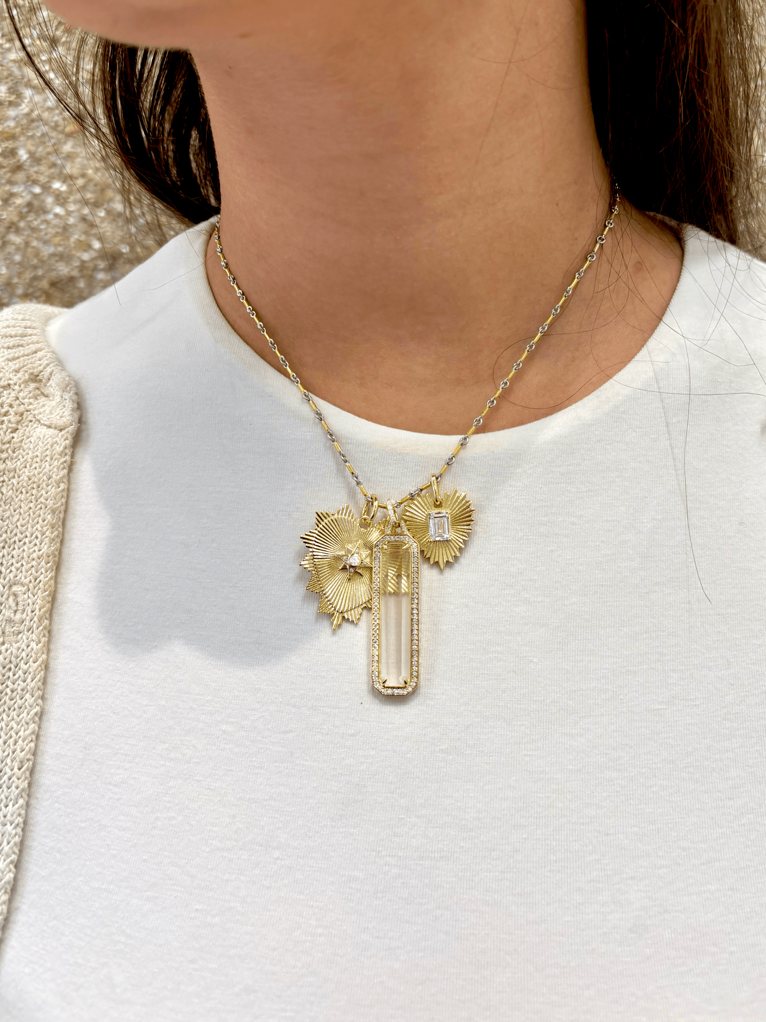 The Starburst Charm Necklace - FREIDA ROTHMAN