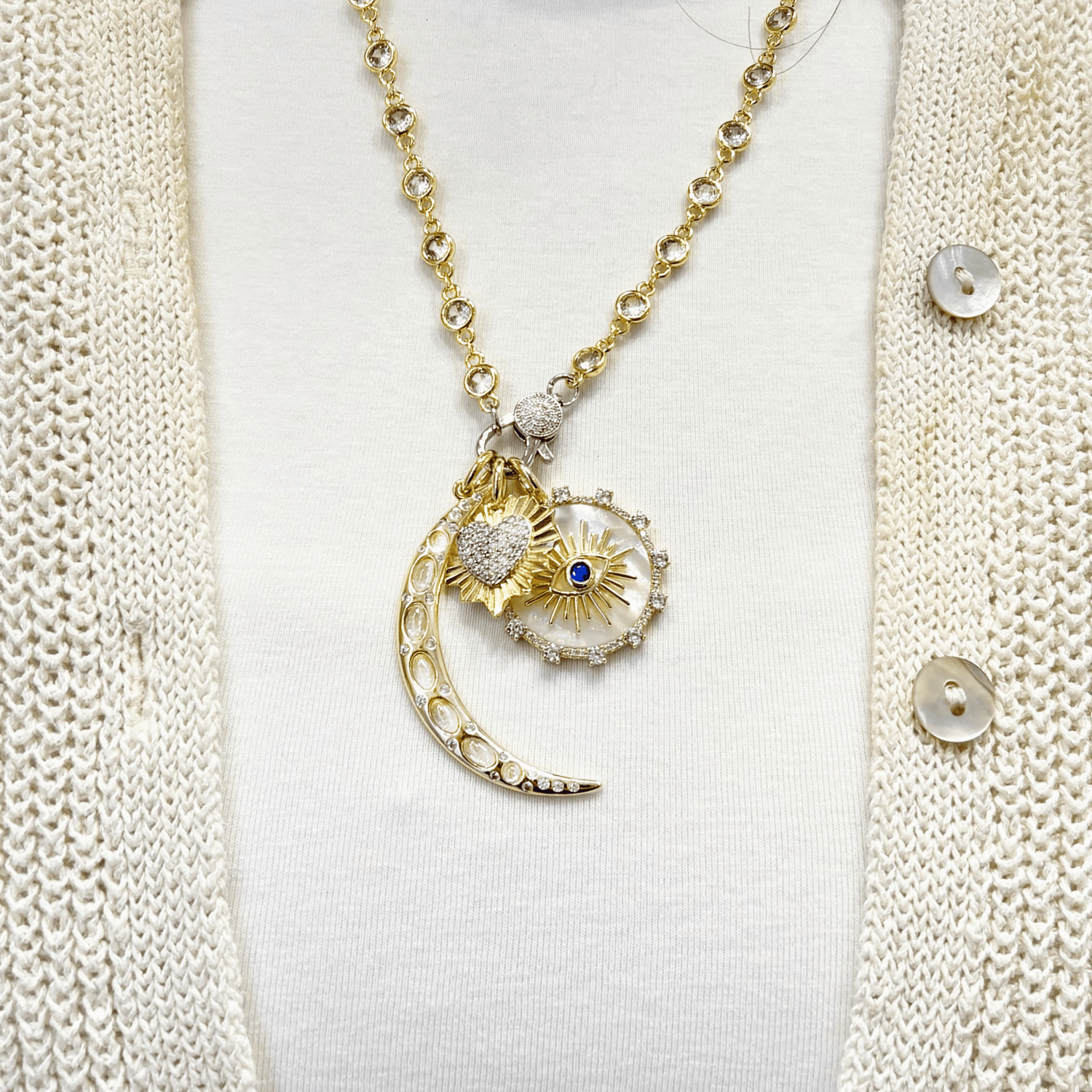 The Crescent Moon Charm - FREIDA ROTHMAN