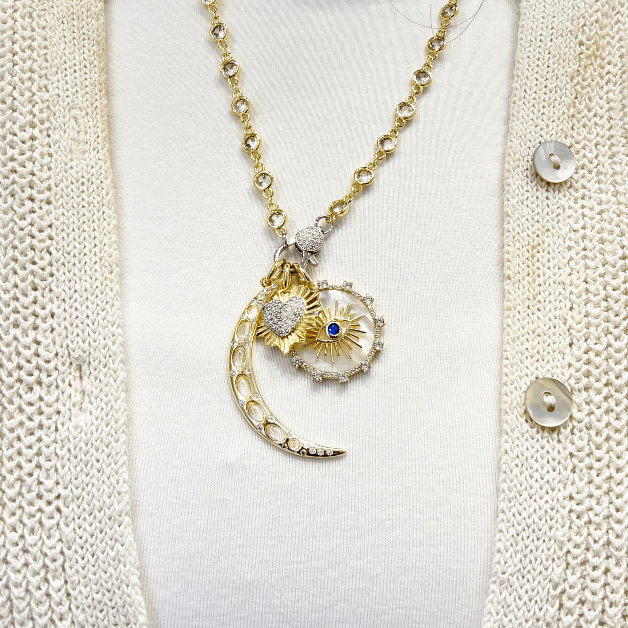 The Crescent Moon Charm - FREIDA ROTHMAN