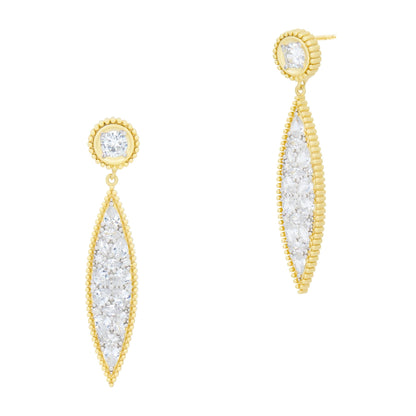 Petals in Bloom Drop Earrings - FREIDA ROTHMAN