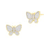 Butterflies in Bloom Stud Earrings - FREIDA ROTHMAN
