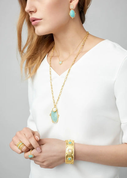 Amazonian Allure Large Pendant Necklace