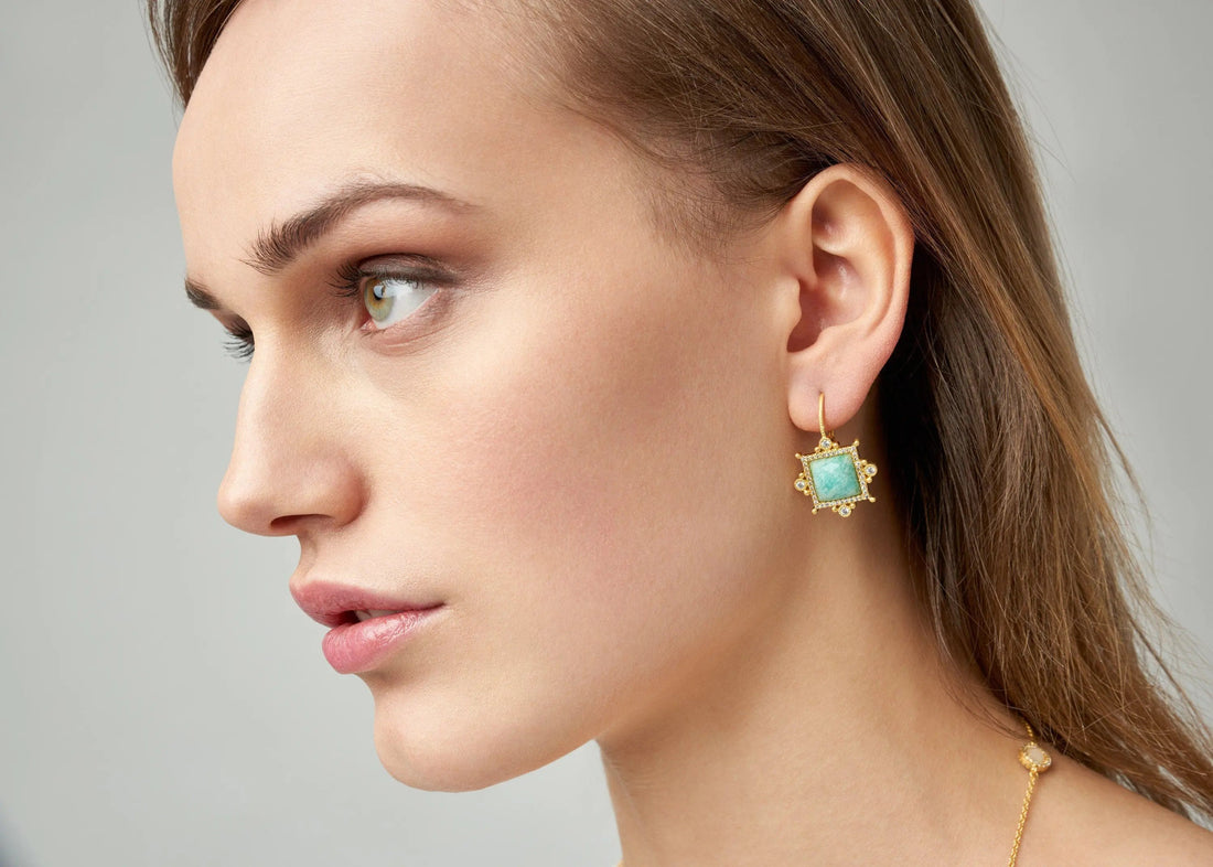 Brooklyn Coast Starburst Leverback Earrings