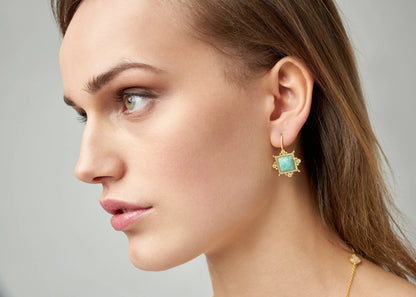 Brooklyn Coast Starburst Leverback Earrings