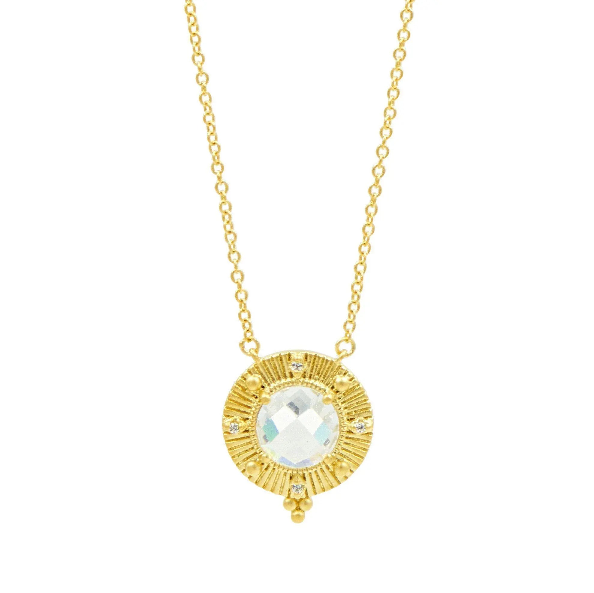 Amazonian Allure Single Stone Pendant Necklace - FREIDA ROTHMAN