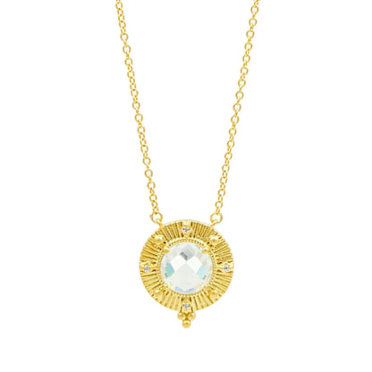 Amazonian Allure Single Stone Pendant Necklace - FREIDA ROTHMAN