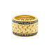Lattice Motif Wide Band Ring - FREIDA ROTHMAN