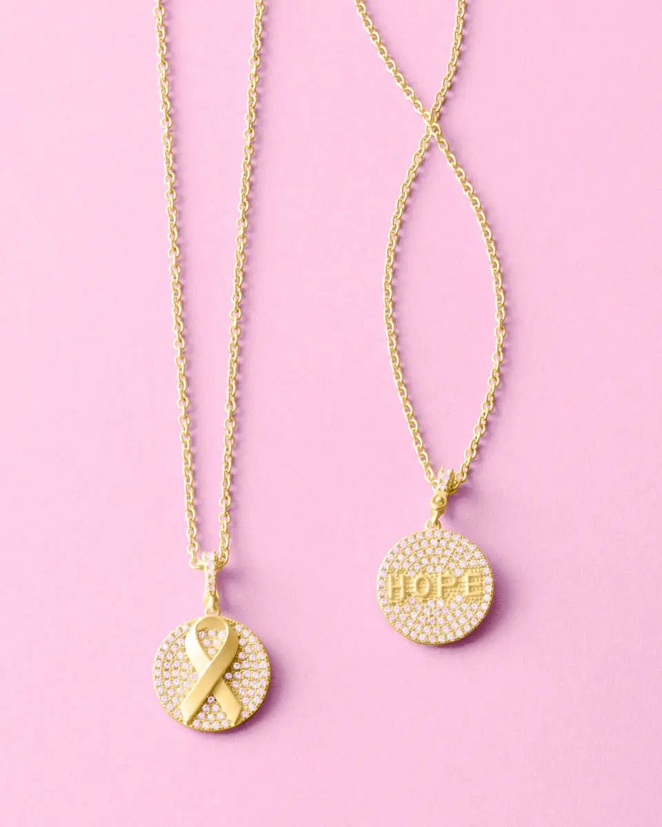  Breast Cancer HOPE Pendant Women of Strength Necklaces