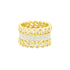 8 Armor of Hope 3-Stack Rings FREIDA ROTHMAN RING