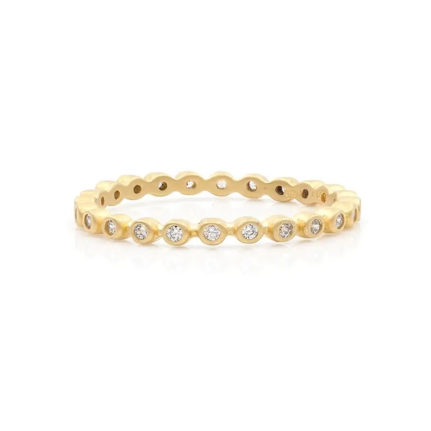 Freida Rothman Stackable Rings Freida Rothman:All Pav̩ Stack Ring – FREIDA ROTHMAN