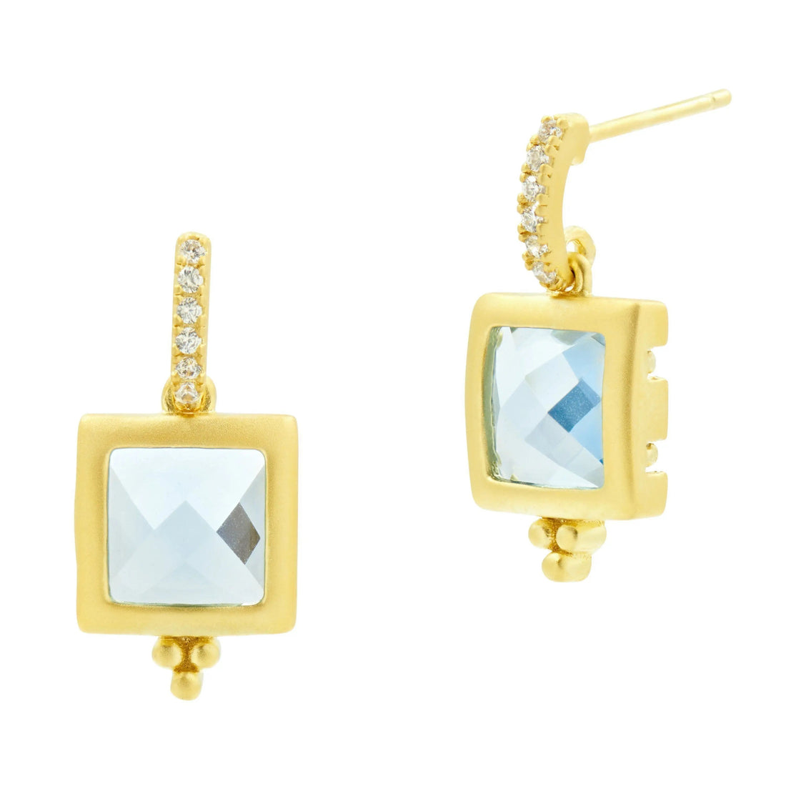 Ocean Azure Drop Earrings