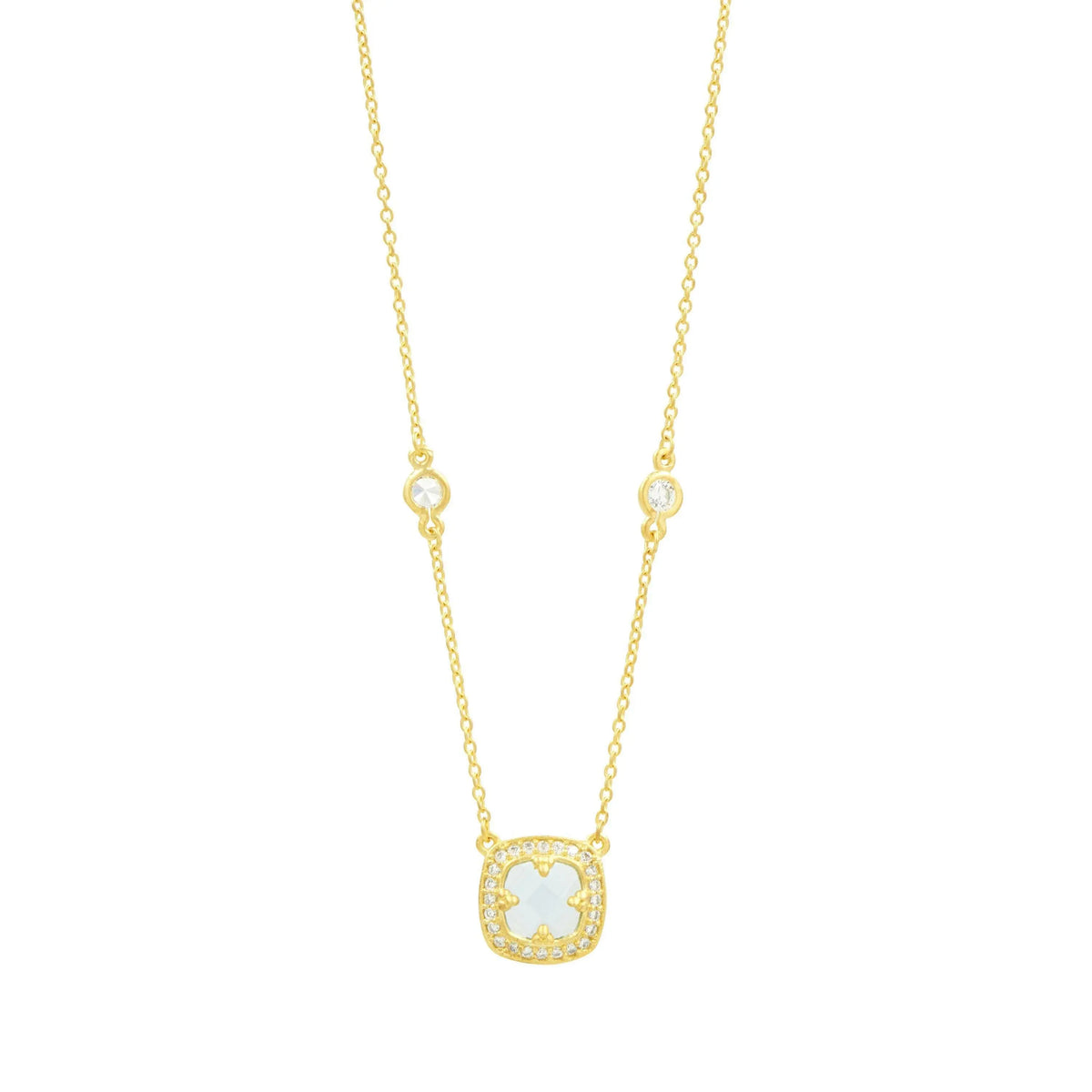 Ocean Azure Small Pendant Necklace - FREIDA ROTHMAN