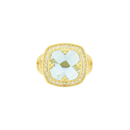 Ocean Azure Cocktail Ring