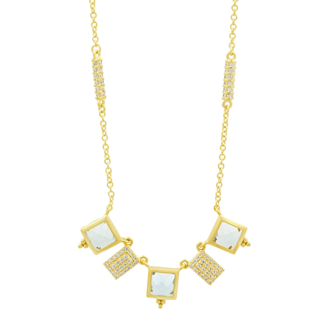 Ocean Azure Charm Necklace