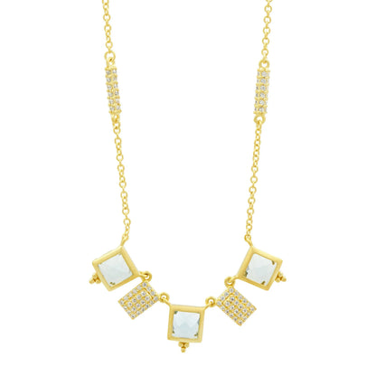 Ocean Azure Charm Necklace