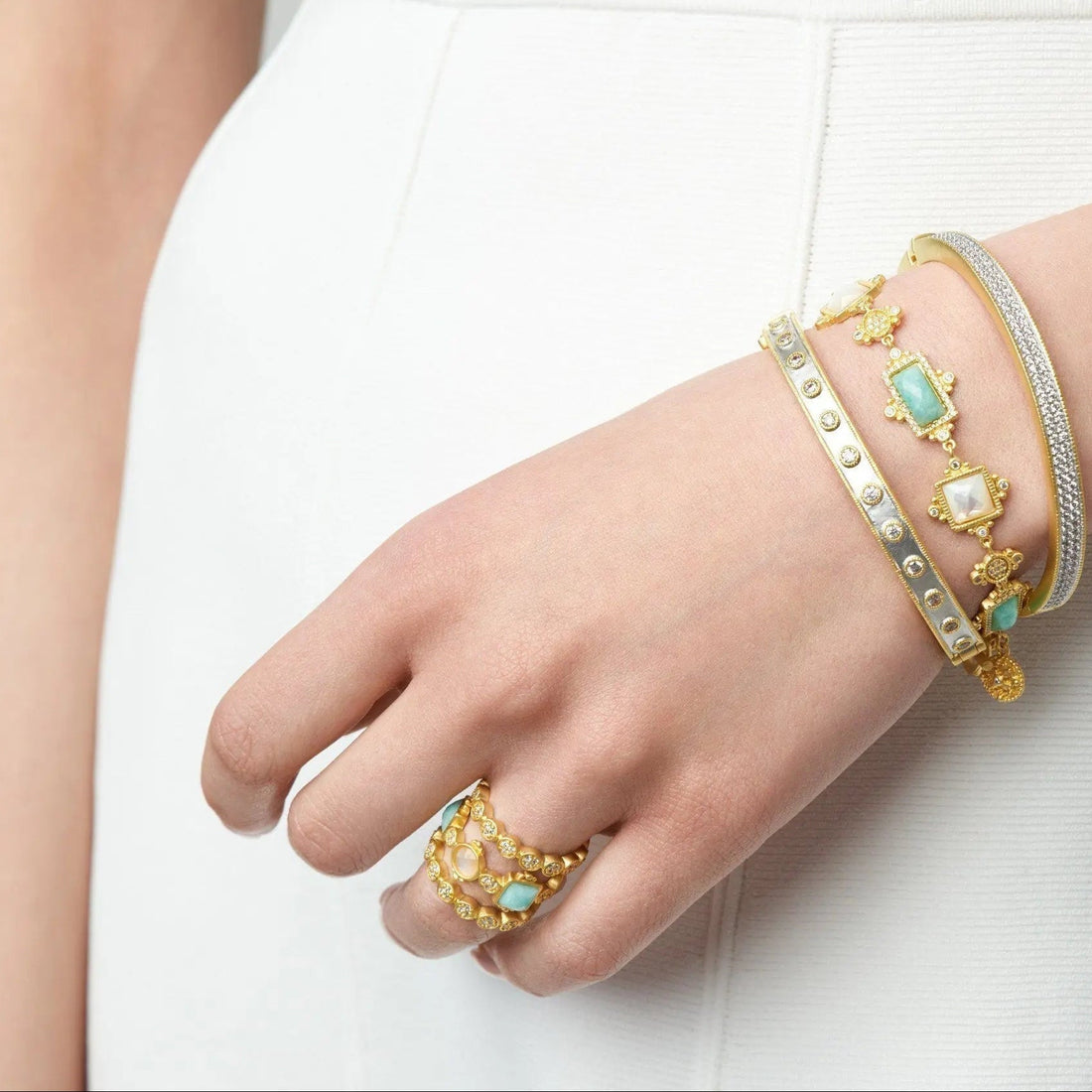 Brooklyn Coast Multi Stone Stacking Ring