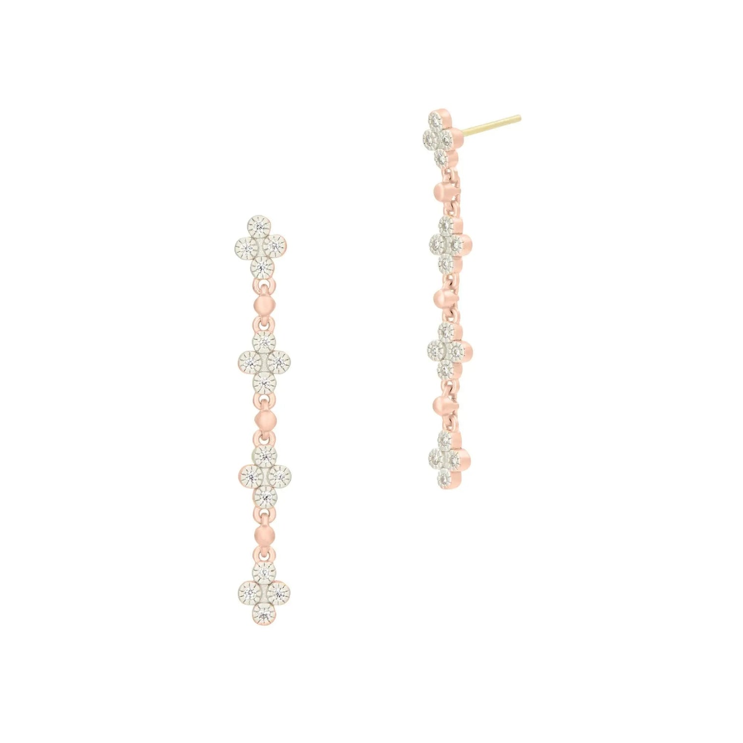 Visionary Fusion Linear Drop Earrings