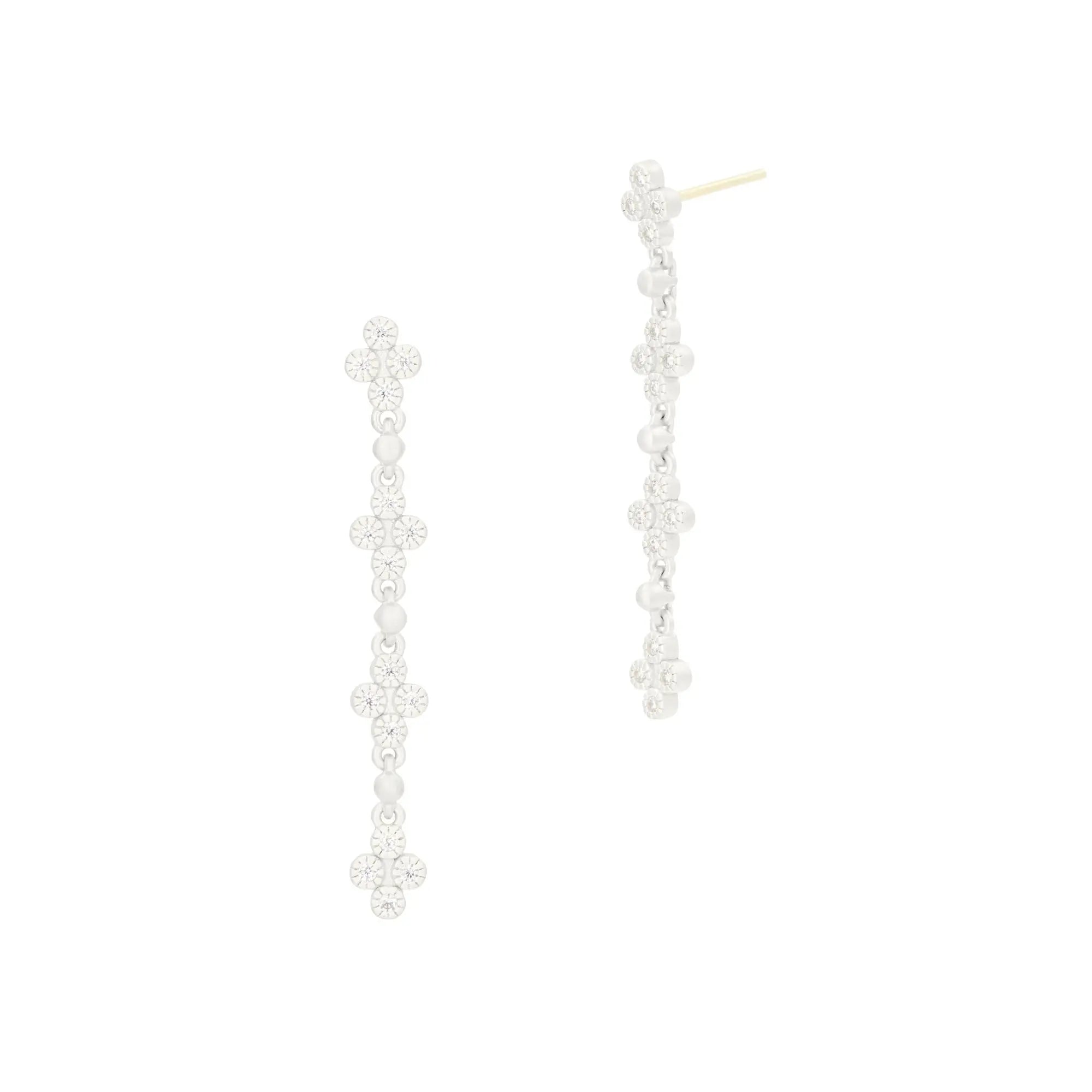Visionary Fusion Linear Drop Earrings
