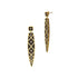 Geometric Stripe Spear Drop Earrings - FREIDA ROTHMAN