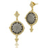 Pavé Disc Drop Earrings - FREIDA ROTHMAN