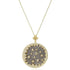 Hammered Pav Celestial Pendant - FREIDA ROTHMAN