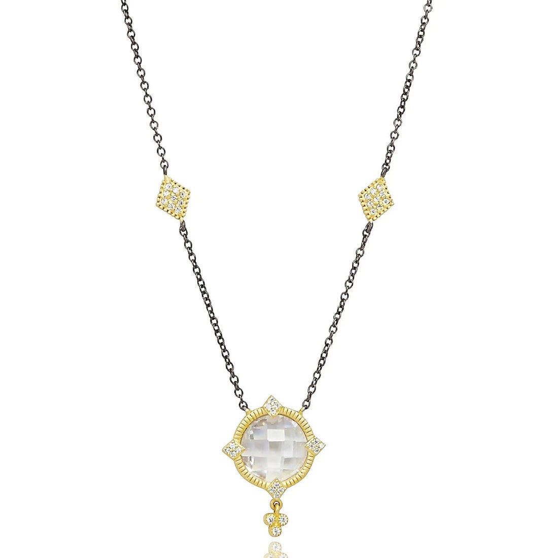 Mirror Stone Pendant Necklace - FREIDA ROTHMAN