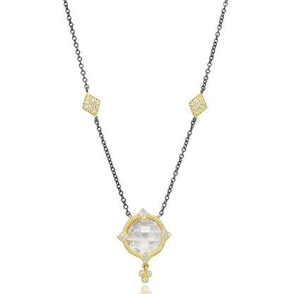 Mirror Stone Pendant Necklace - FREIDA ROTHMAN